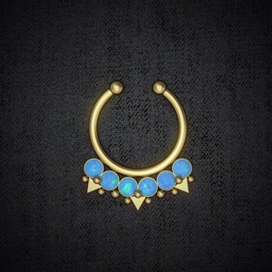 Septum cuff. Fake septum ring Surgical steel. Fake nose ring hoop. Nose cuff. Fake piercing. Faux septum piercing