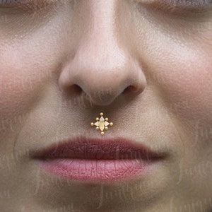 Philtrum-Piercing. Medusa-Labret. Monroe-Piercing-Schmuck. Lippenring-Ohrstecker. Labret-Ohrstecker. Labret mit Innengewinde. Lippenohrring.