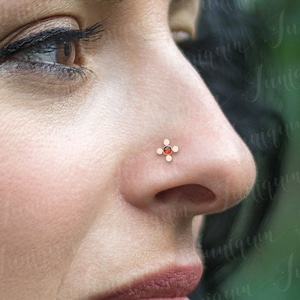Nose stud gold. Nose bone. Nose screw stud. Nose ring 22g 20g 18g 16g. Nose piercing. Nose jewelry surgical steel. Nose earring. Nose post.