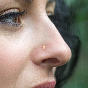 Nose stud. Nose ring. Nose bone stud. Nose piercing. Nose screw 22g 20g 18g 16g. Nose earring. Nose jewelry surgical steel. Opal nose ring.