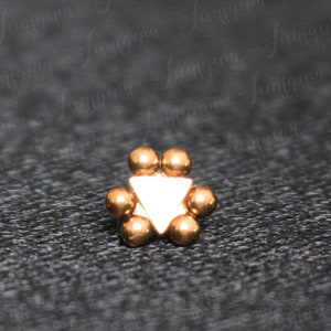 Surgical steel dermal top. Dermal jewelry. Dermal piercing. Dermal anchor top. Body piercing.
