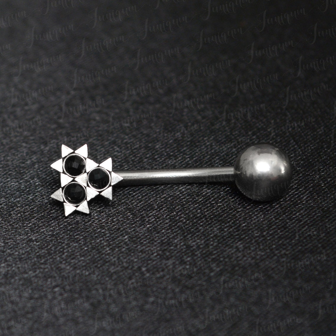Piercing au nombril. Piercing ventre 8mm. Anneau de ventre. Le Etsy