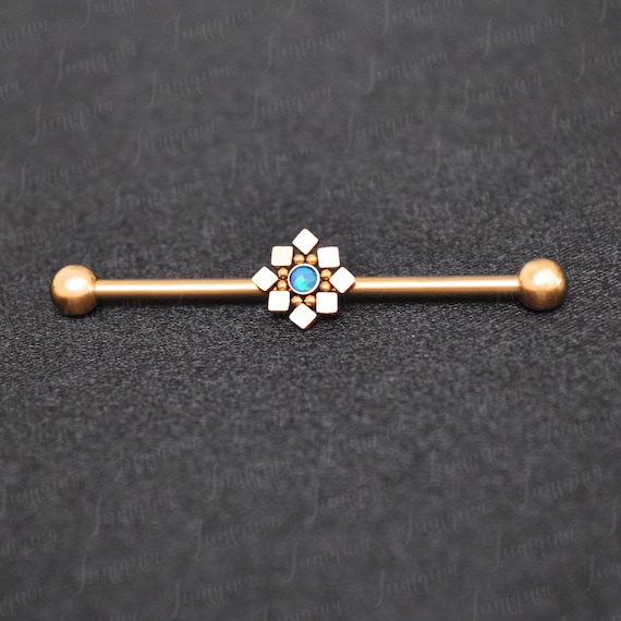 Industrial Piercing Earring. Surgical Steel Barbell Piercing Etsy