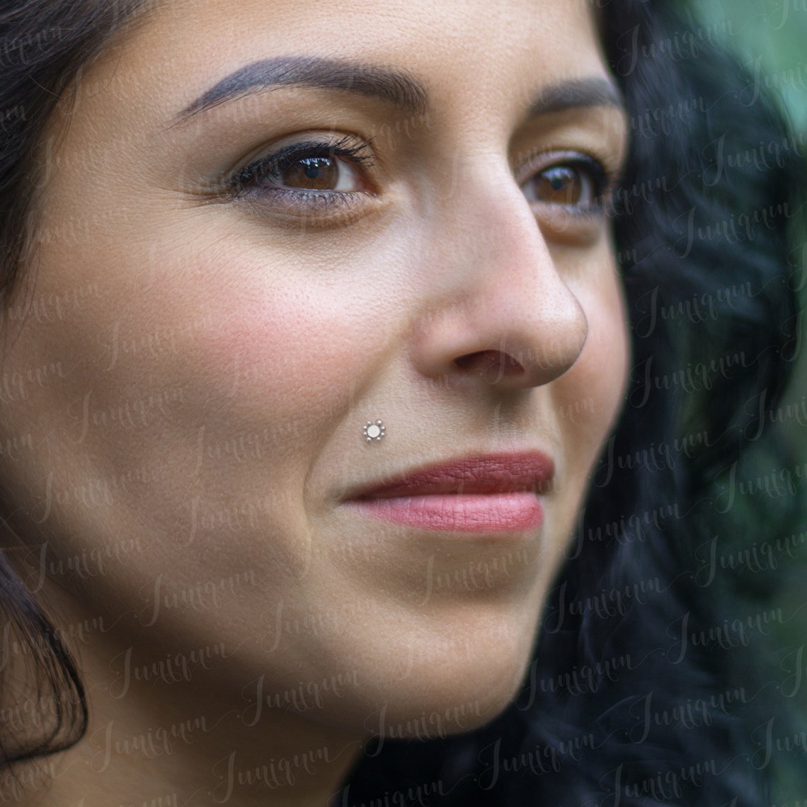 Lip Jewelry. Medusa Lip Piercing. Monroe Gold Piercing. Labret Etsy