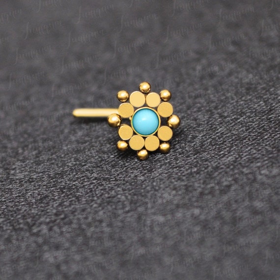 Nose Stud. Surgical Steel Nose Stud. Nose Ring Stud. Nose Jewelry. Nose Piercing Stud. Nose Bone Stud 18g. Nose Screw Gold. Nose Pin.
