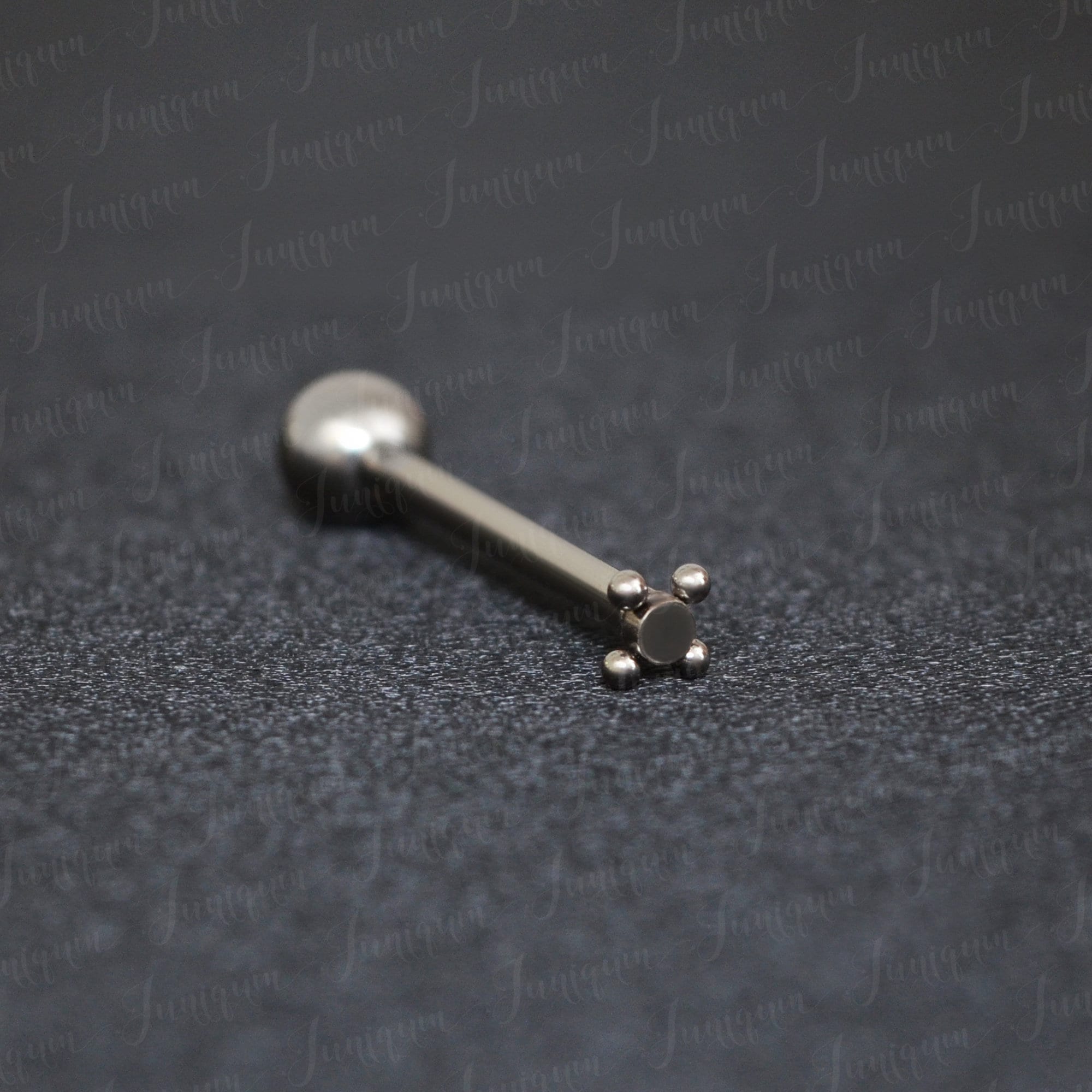 Piercing Lingua Titanio Crdifu Anelli Per Lingua Argento - Foto 6