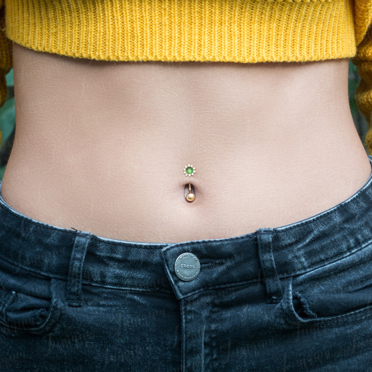2PCS 316L Surgical Steel Short Belly Button Rings Studs 14 Gauge 1/4 6mm Black Jet Crystal Balls Navel Jewelry 0569