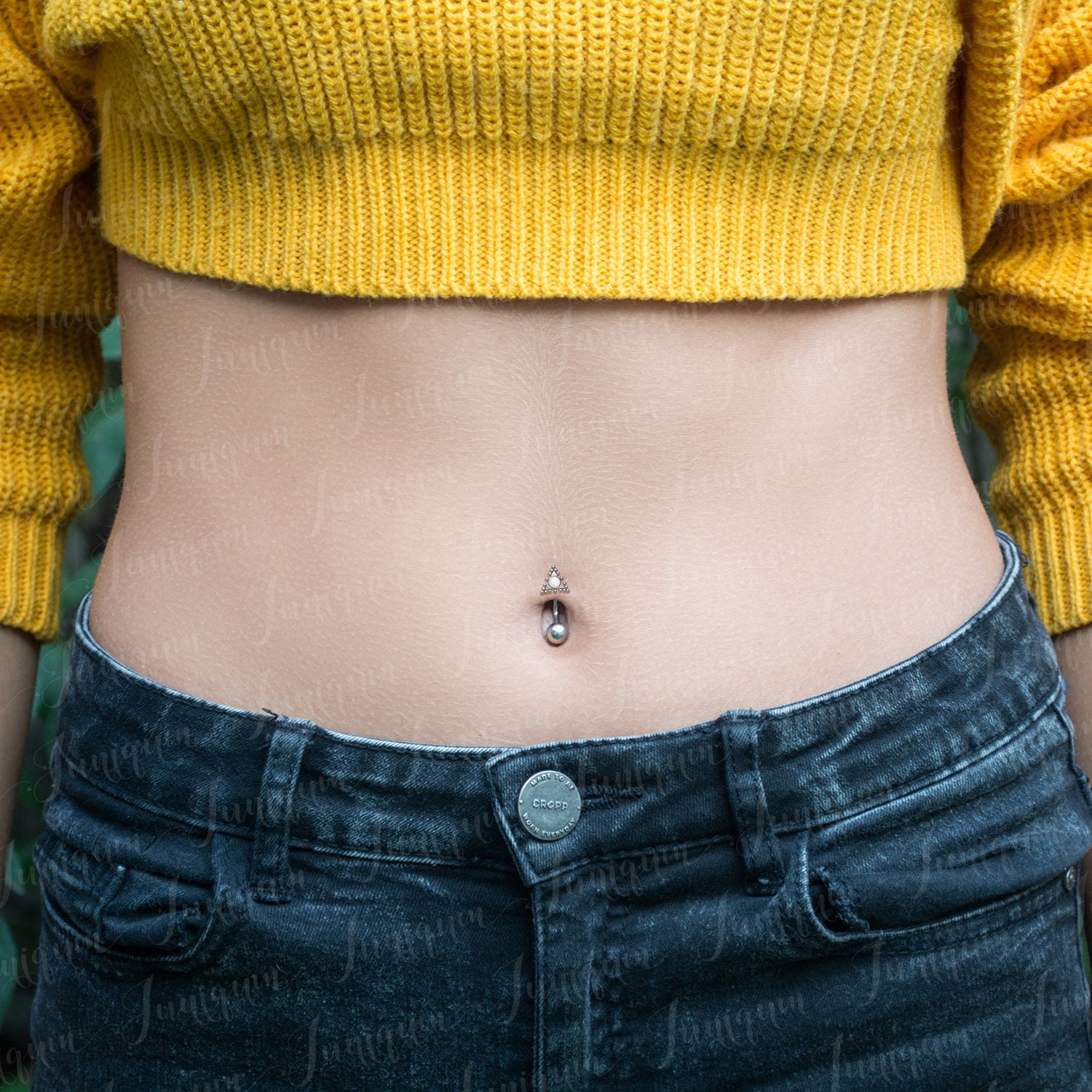 AceFun Piercing Nombril 14G - Lot 5 Anneaux Acier Chirurgical CZ Coeur Argent/Or