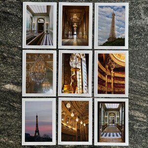 Forever Mon Amour: Juego de 9 tarjetas de San Valentín con temática de París y sobres, colección romántica para notas de amor y momentos especiales