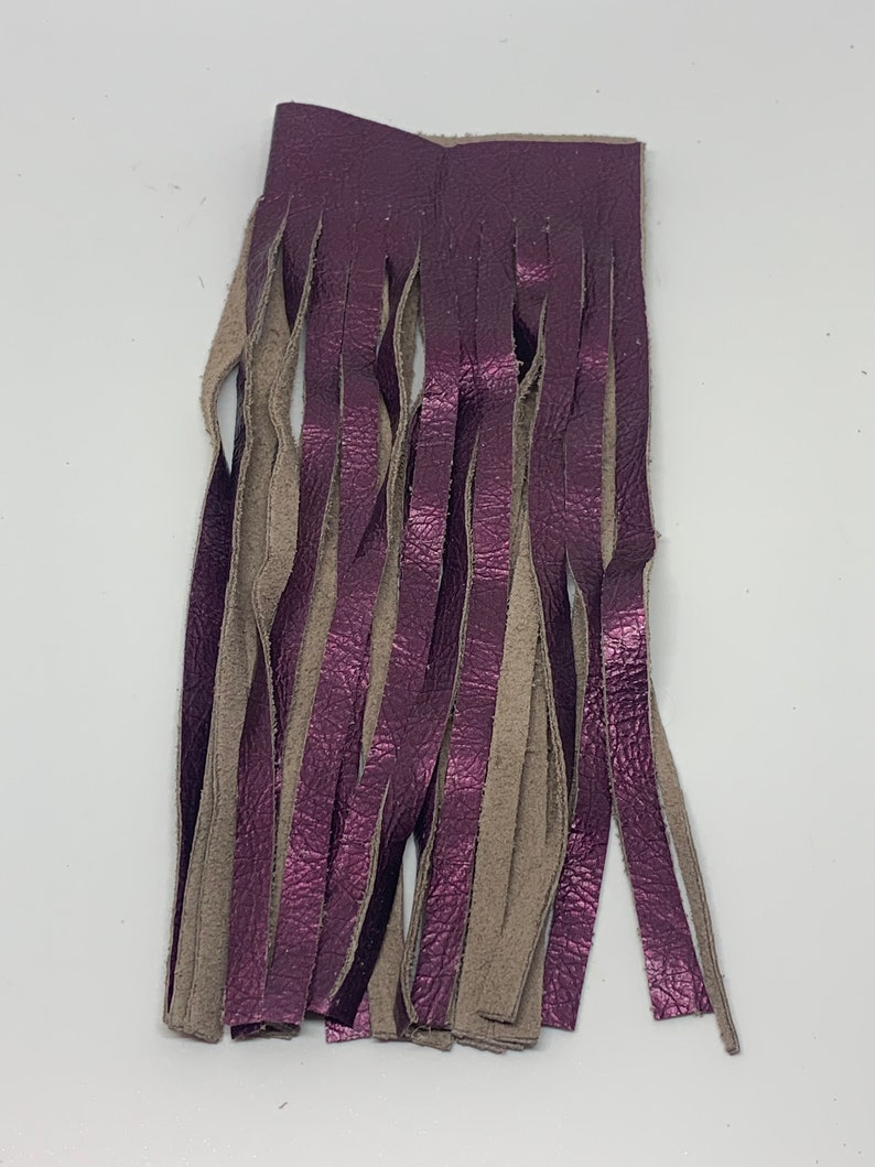 Leather Tassel Fringe Leather Fringe Trim Tassel Fringe Etsy