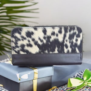 Genuine Leather Wallet Cowhide Wallet For Women Purse Premium Quality, leather wallet card holder