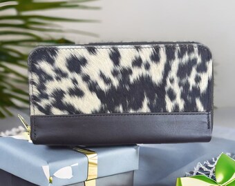 Genuine Leather Wallet Cowhide Wallet For Women Purse Premium Quality, leather wallet card holder