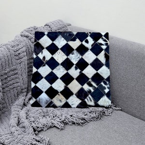 Cowhide Pillow original skin Cover, Natural Luxurious Hair Cushion Pillow Covers, Housewarming Gifts
