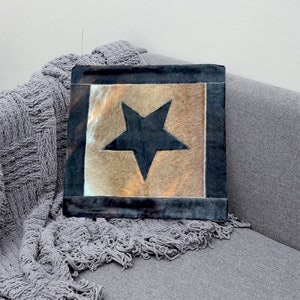 Cowhide Pillow original skin Cover, Natural Luxurious Hair Cushion Pillow Covers, Housewarming Gifts