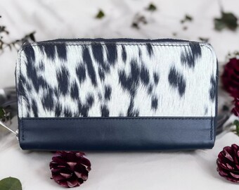 Genuine Leather Wallet Cowhide Wallet For Women Purse Premium Quality, leather wallet card holder