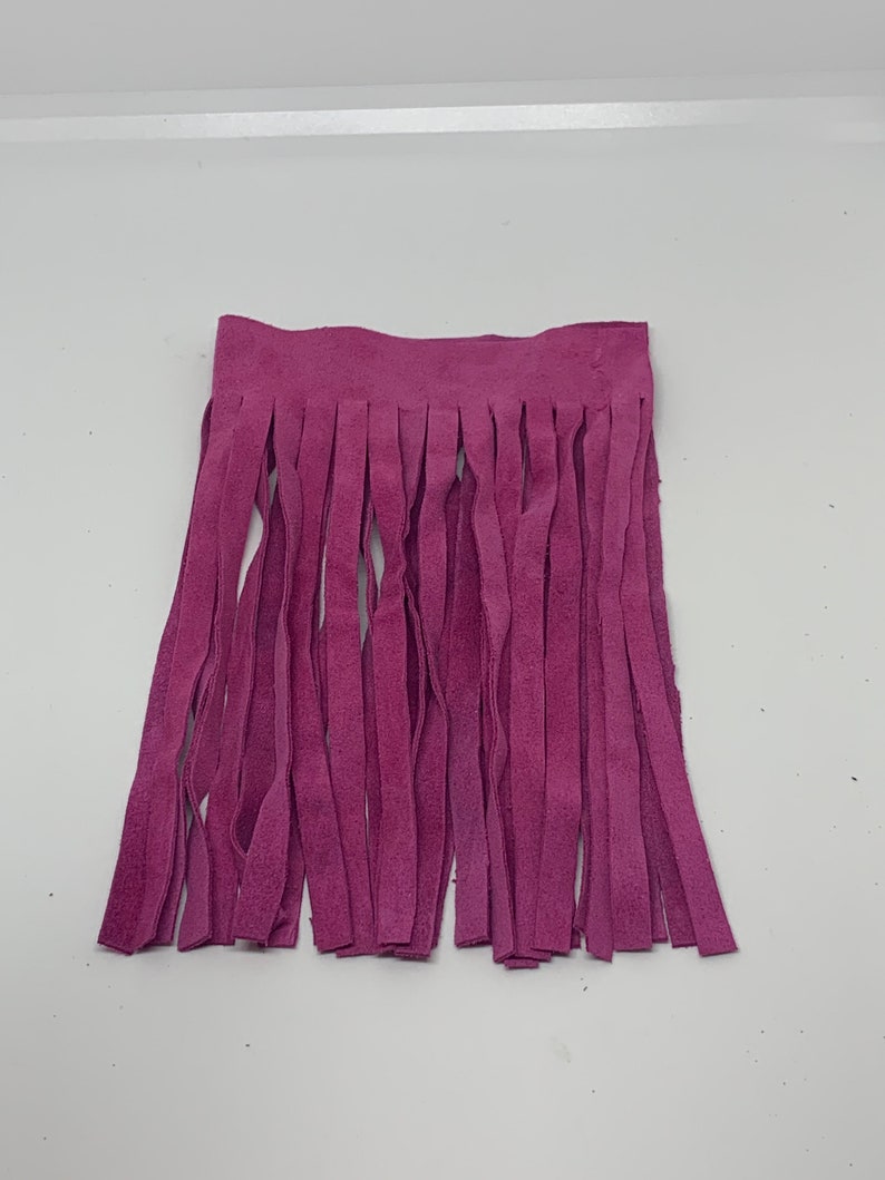 Leather Fringe Trim Genuine Leather Fringetassel Fringe Etsy