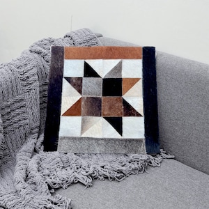 Cowhide Pillow original skin Cover, Natural Luxurious Hair Cushion Pillow Covers, Housewarming Gifts