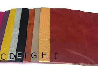 Real Leather Sheets, Crafting Scrap Leather Pieces