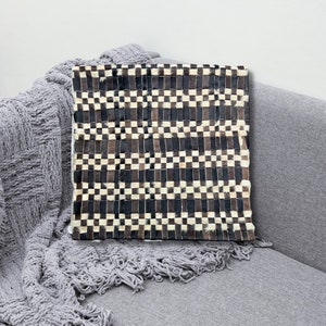 Cowhide Pillow original skin Cover, Natural Luxurious Hair Cushion Pillow Covers, Housewarming Gifts