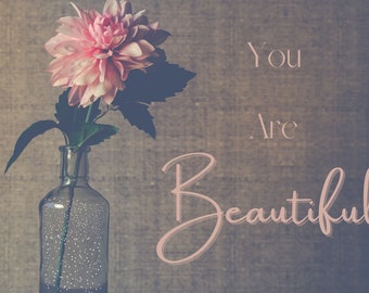 You Are Beautiful E-card, Digital Download