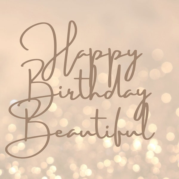 Happy Birthday Beautiful E-card