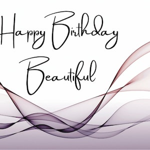 Happy Birthday Beautiful E-card