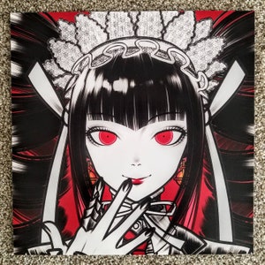 Danganronpa Celestia Ludenberg Anime Square Poster Print Artwork Hanged Wall Art Home Decor image 2