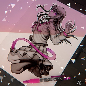 Noragami - Iki Hiyori Anime Square Poster Print Artwork Hanged Wall Art Home Decor