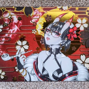 Fate Grand Order Shuten Douji Gold Foil Anime Poster Print Artwork Hanged Wall Art Home Decor image 4