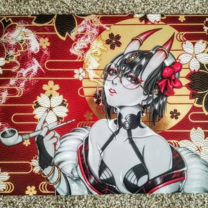 Fate Grand Order Shuten Douji Gold Foil Anime Poster Print Artwork Hanged Wall Art Home Decor image 3