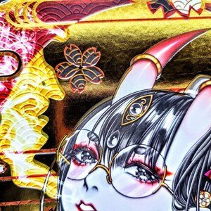 Fate Grand Order Shuten Douji Gold Foil Anime Poster Print Artwork Hanged Wall Art Home Decor image 7