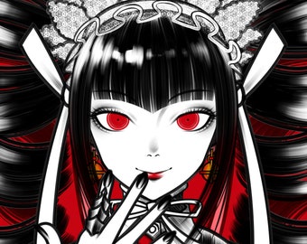 Danganronpa - Celestia Ludenberg Anime Square Poster Print Artwork Hanged Wall Art Home Decor