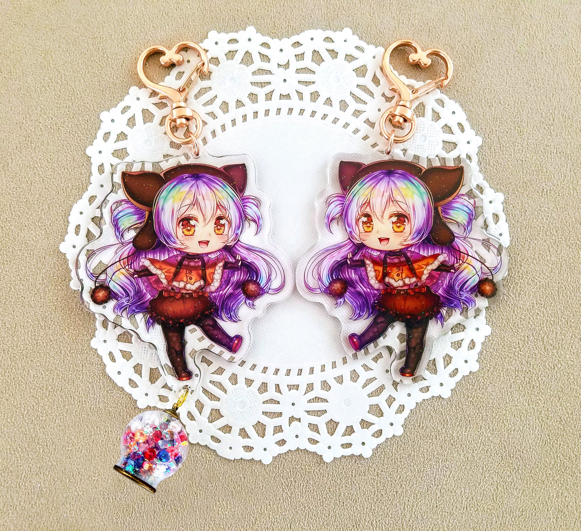 Puella Magi Madoka Magica - Momoe Nagisa Acrylic Keychain - Etsy