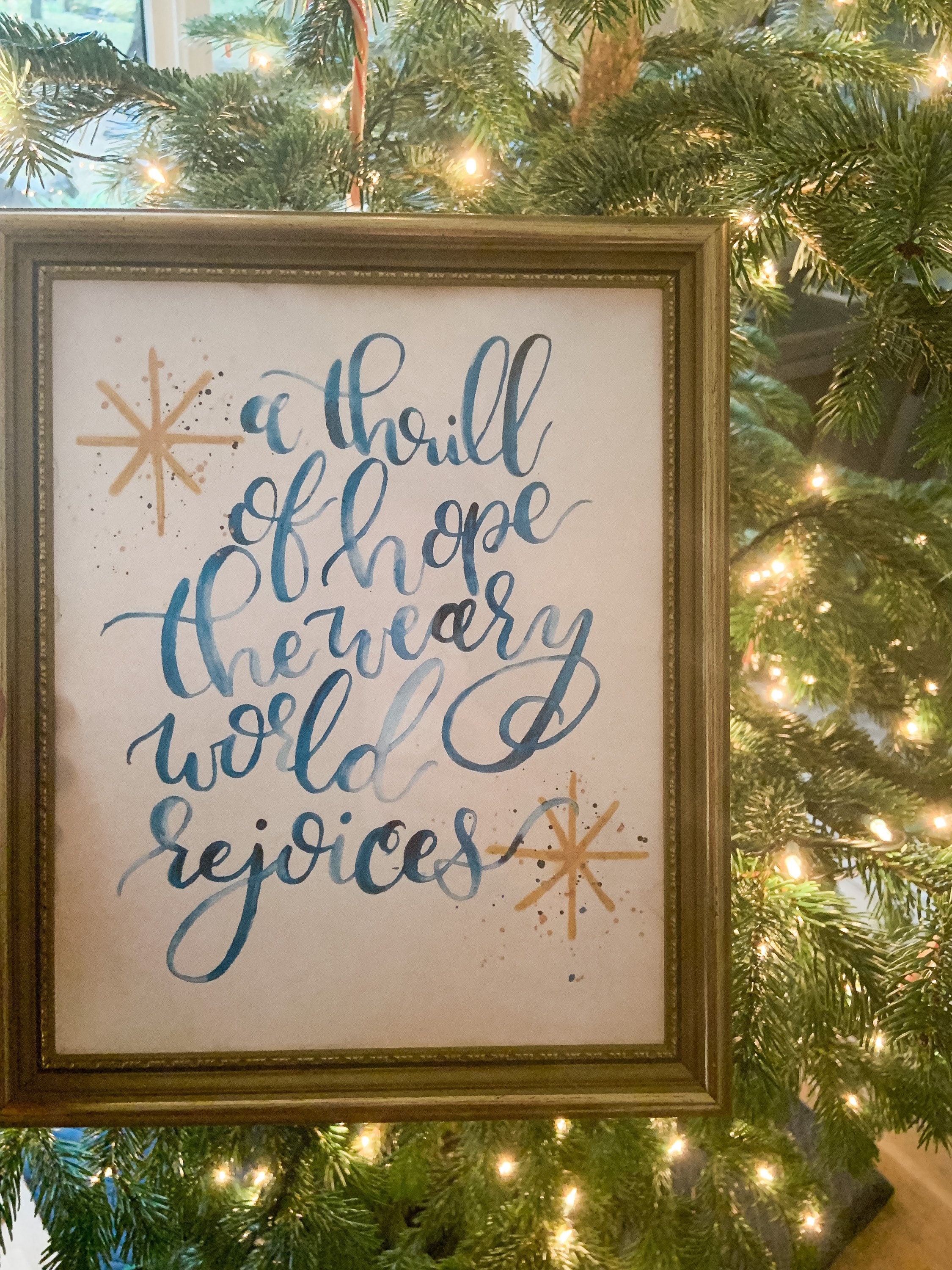 A Thrill of Hope Print - Etsy