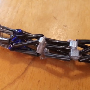 Braided Beaded Necklace (Handmade)