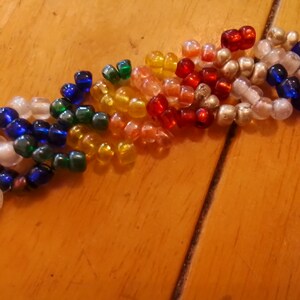 Braided Beaded Necklace (Handmade)