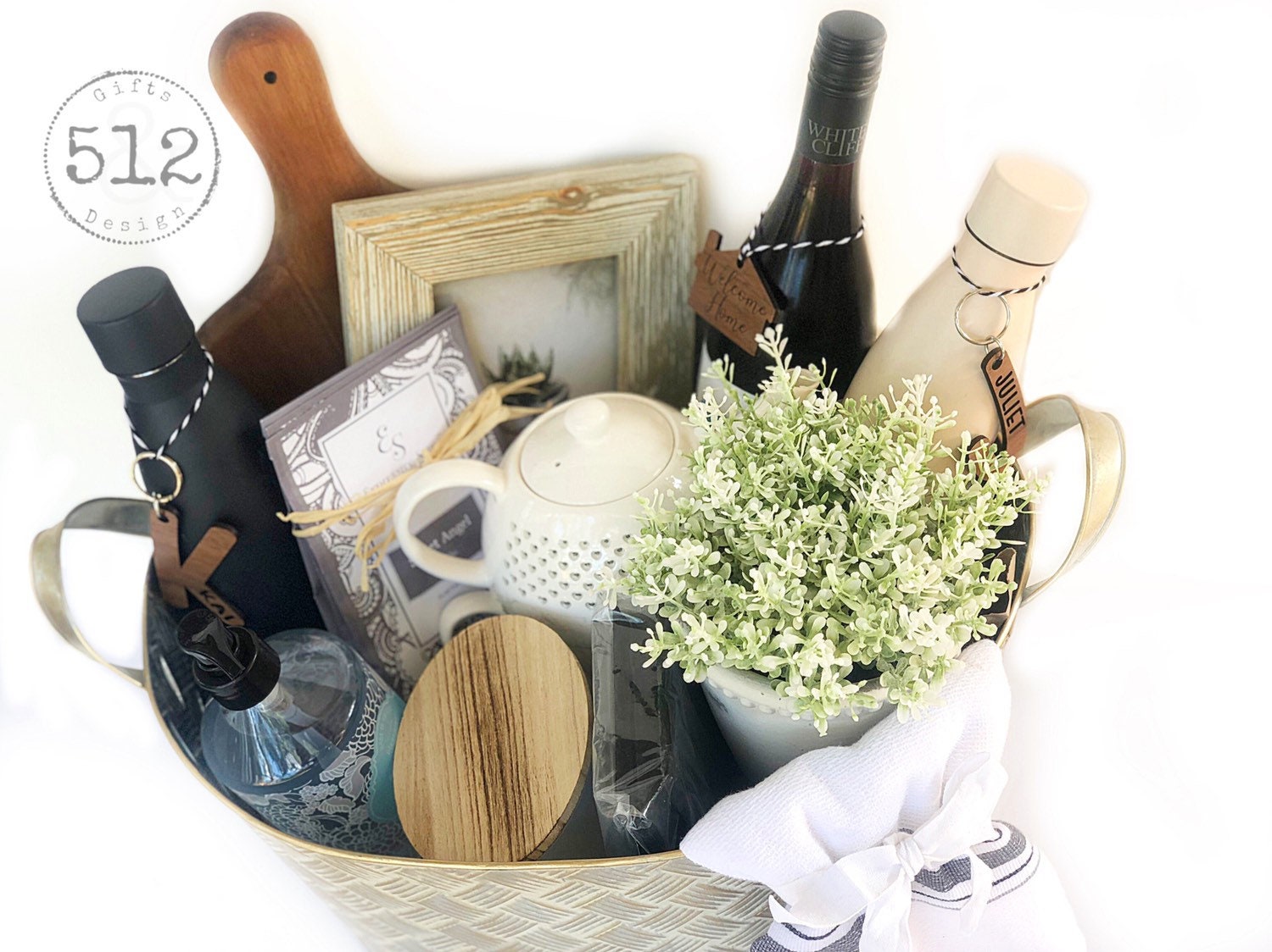 Luxury Housewarming Gift Basket - Huge, Deluxe - Filled with Gifts for New House - Realtors Closing Gifts for Buyers - Home - Custom Gifts - Make