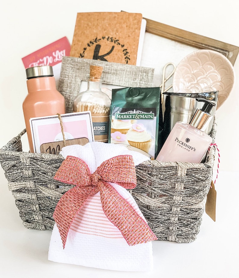Custom Gift Basket New Home Housewarming Gift Personalized Etsy
