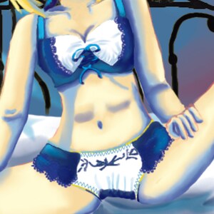 Fate/Lingerie: Artoria "Saber" Pendragon,#2 Digital Print Download image 3
