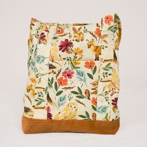 Sac fourre-tout automne créatures des bois