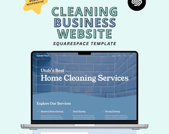 Squarespace Reinigung Website Template