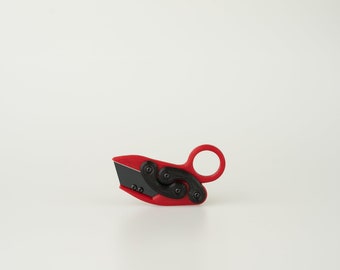 Tactical/Utility Oni Knife [Red]