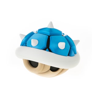 Human Scaled Turtle Shell Magnetic Container [Spiny Blue]