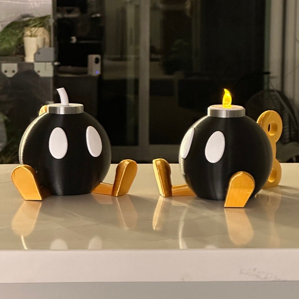 Life Sized Bomb Prop with swapable wick/Led light