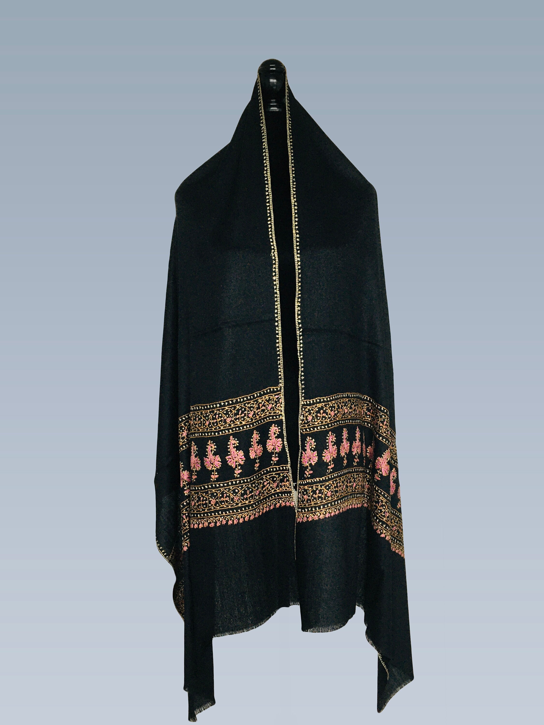 Warm Evening Wrap Stylish Scarves Black 