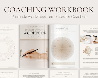 Coaching Lead Magnet Template Canva, Business Coach Canva bundle, Business Coaching Workbook, Coaching Worksheet, Life Coach, Business plan