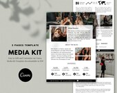 Influencer Media Kit, Media Kit Canva, Media Kit Template, Social Media Influencer, Blogger Media Kit, Influencer Media Kit Canva,