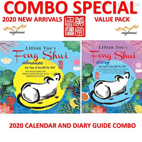 2020 Feng Shui Almanac Calendar Diary Rat Year Lillian Too Etsy