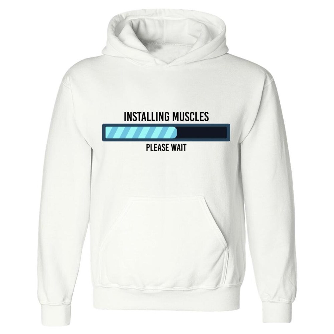 Installing Muscle Unisex Hoodie Etsy