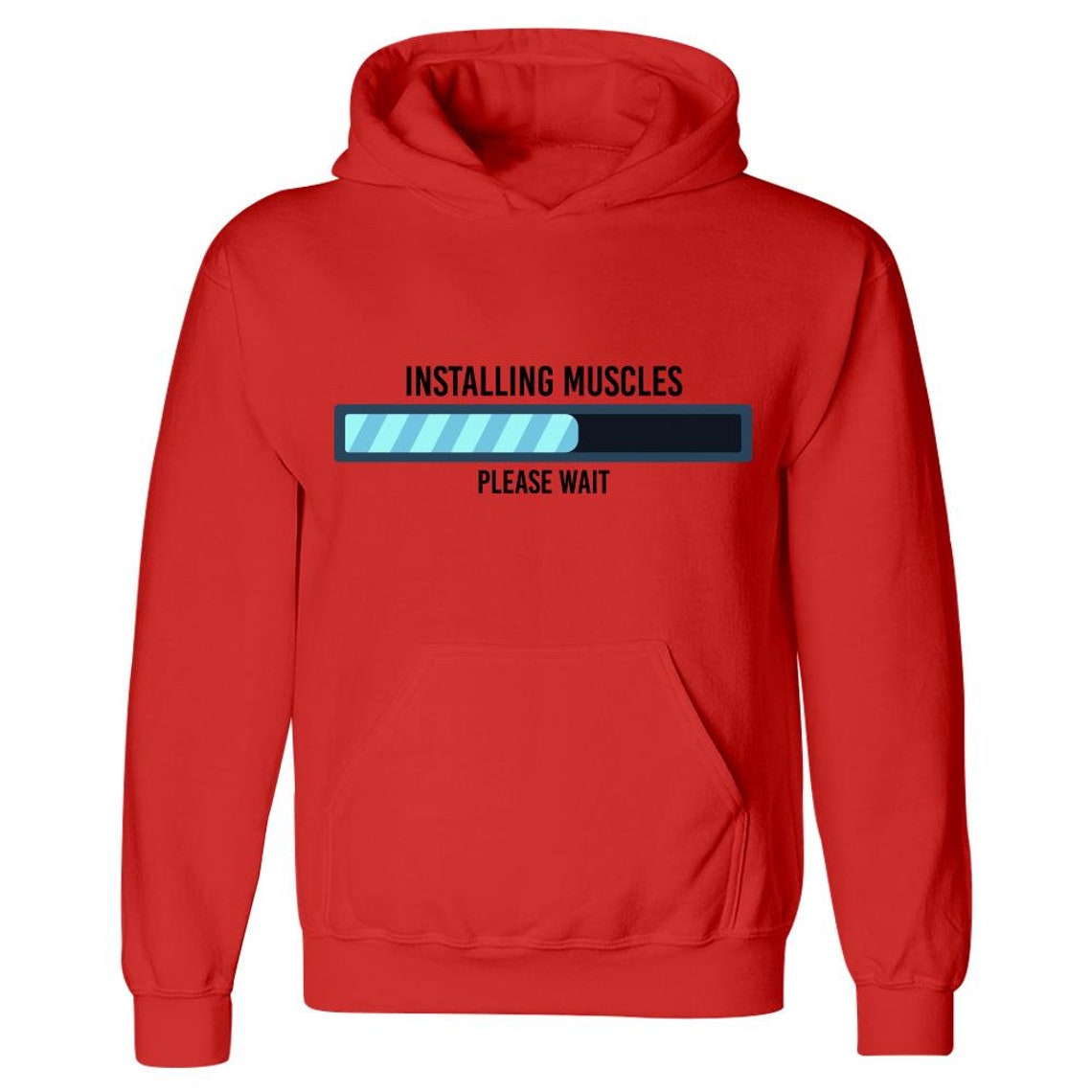 Installing Muscle Unisex Hoodie Etsy